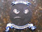 NEW RARE VINTAGE HS-5, Nightdippers  (US Navy Squadron Patch) IRON OR SEW ON