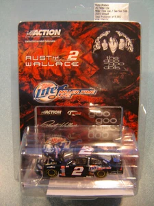 Rusty Wallace #2 Miller Time /Goo Goo Dolls Hood Open Intrepid 2003 Action Dodge - Picture 1 of 1