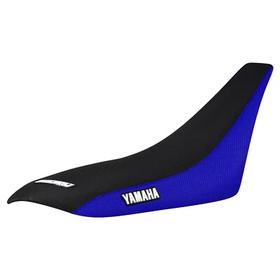 Cubierta de asiento Yamaha YFZ 450 2004-2013 LADOS AZULES/TEPA NEGRA STD DISFRUTAR MFG #200 Foto 1 de 4