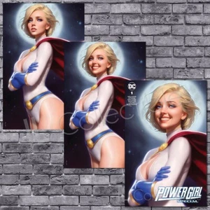 🔥 POWER GIRL SPECIAL #1 WILL JACK VIRGIN VARIANTE 3ER SET LÄCHELND SCHMOLLEND! - Bild 1 von 4