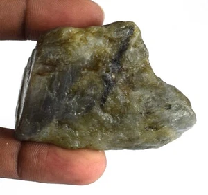 Rainbow Shinny Labradorite Healing Gemstone Rough 329 Ct/51 mm Natural Untreated - Picture 1 of 5