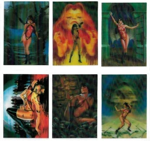 2011 Breygent Vampirella Lenticular 3-D Complete Chase set (15) 3D Series 1 - Picture 1 of 5