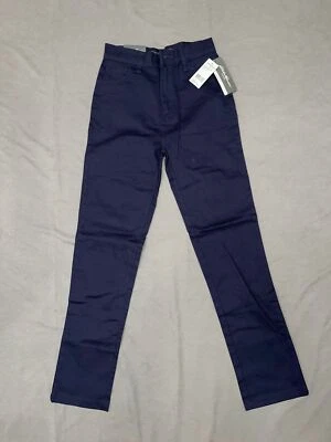 Pantalones Eddie Bauer Niños Azul Frente Plano Elastizados Talla 12/26" Entrepierna Escuela Foto 1 de 4