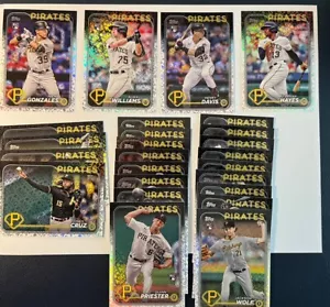2024 Topps All Star Game FOIL ASG PITTSBURGH PIRATES Team Set x25 Cruz Davis+++ - Picture 1 of 4