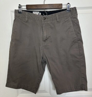 Volcom Chino Shorts Mens 30 True To This Slash Pockets Brown - Image 1 of 3