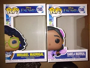 Lot of 2 Used FUNKO POP Figures - Disney's ENCANTO Isabela & Mirabel Madrigal - Picture 1 of 4