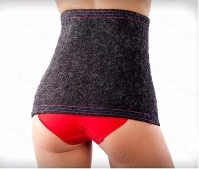 Nierenwärmer Hüftwärmer Rückenwärmer Wärme-Gürtel Leibwärmer aus Hundewolle NEW - Bild 1 von 2