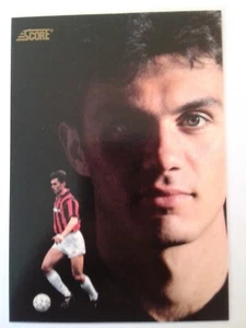 PAOLO MALDINI Rookie RC Card #421 Italian Score 1992 Soccer Football Card - Picture 1 of 3