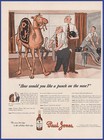 Vintage 1942 PAUL JONES Whiskey Alcohol Liquor Bar Restaurant Decor Print Ad