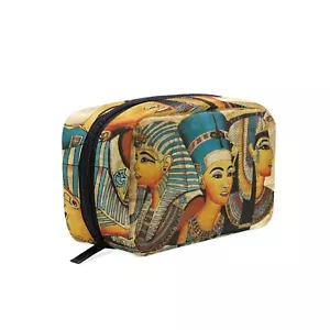 ALAZA Ancient Egyptian Culture Makeup Cosmetic Portable Pouch Bag Organizer C... - Picture 1 of 4