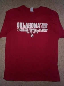 Camiseta deportiva de fútbol americano Oklahoma Sooners NCAA adulto HOMBRE/HOMBRE (L-LG-GRANDE) - Imagen 1 de 1