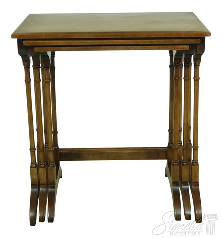 54033EC: STATTON Solid Cherry 3 Stack Nesting Tables Cover