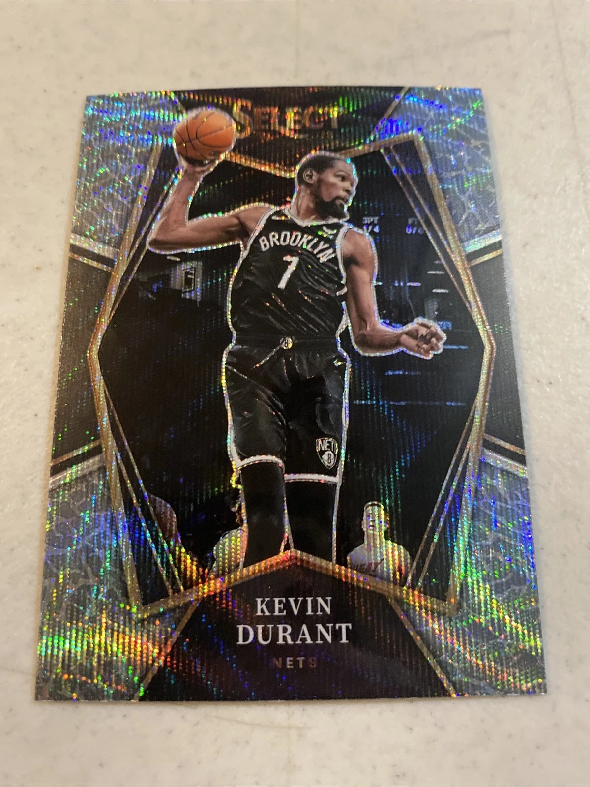 Kevin Durant 2021 Select Elephant Prizm #135