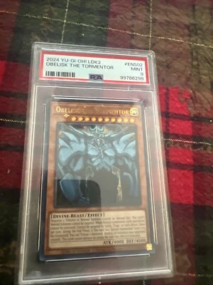 YUGIOH PSA 9 2024 Obelisk the Tormentor LDK2-EnS02 Ultra Rare - Image 1 of 2