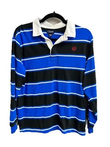 CHAPS black Royal Rugby Shirt Boys XL ladies Small Urban Outfitters - Picture 1 of 3