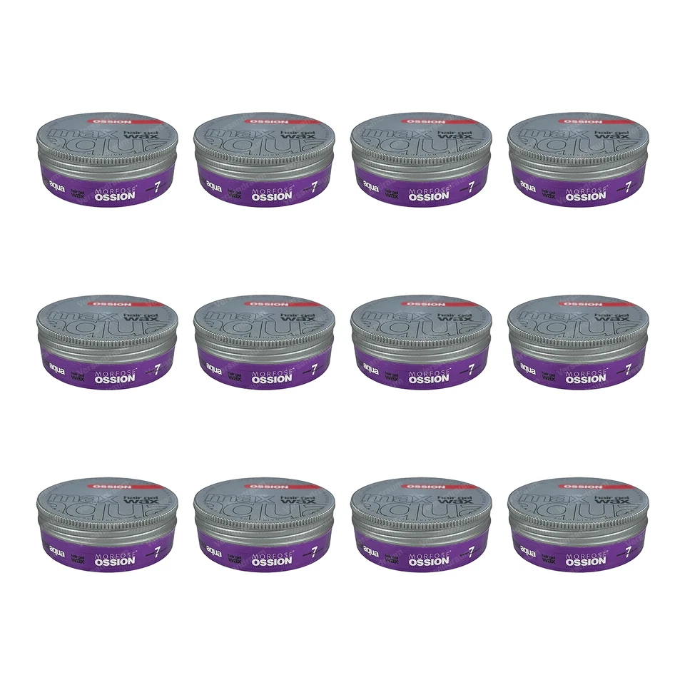 12x Morfose Ossion Aqua Gel Wax | Haarwachs je 175ml | Ossion Wax versch. Sorten - Bild 1 von 1
