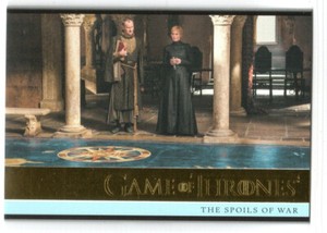 GAME OF THRONES SEASON 7 GOLD PARALLEL BASE INSERT #10 THE SPOILS OF WAR 093/150