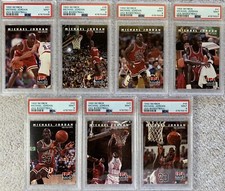 🔥 7 Card Lot - 1992 Skybox USA Michael Jordan PSA 9 #37 38 40 41 42 43 44 🏀🐐