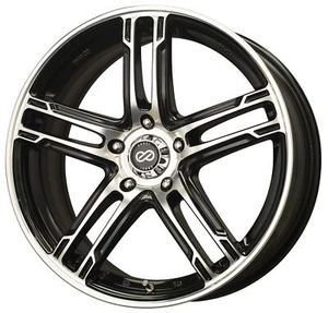 1 Enkei FD-05 Wheel 18x7.5 5x100 +45 Black Machined Rim - Picture 1 of 1