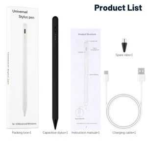 Universal Pencil Stylus Pen For Android iPhone iPad Tablet Mobile Capacitive Pen - Picture 1 of 21
