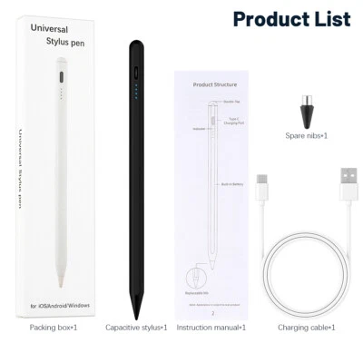 Universal Pencil Stylus Pen For Android iPhone iPad Tablet Mobile Capacitive Pen - Image 1 of 4