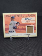 ALBERT ABREU 2019 TOPPS PRO DEBUT FRAGMENTS ON THE FARM CARD-TRENTON THUNDER