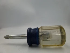 Vintage Craftsman Stubby Phillips Head #2 Screwdriver, USA, 4118 C WF, Used - Picture 1 of 10