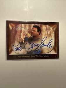 2005 Topps Heritage WWE Jerry The King Lawler AUTO WWF HOF