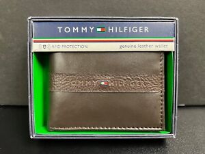 Tommy Hilfiger Men's Leather RFID Bifold Wallet with Coin Pocket 31TL130088 #12