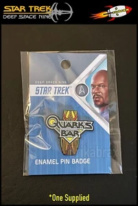 Star Trek Espacio Profundo Nueve: Quark's Bar Coleccionistas Pin Insignia - Nuevo Sellado - Imagen 1 de 5