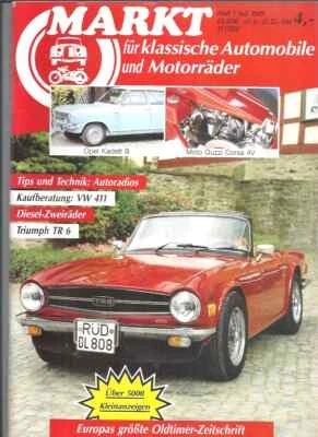 Markt für klassische Automobile und Motorräder Heft 7 Juli 1989 gut erhalten - Bild 1 von 3