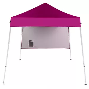 Tenda a baldacchino pop up portatile 6x6 piedi per campeggio patio eventi esterni con trasporto - Foto 1 di 11
