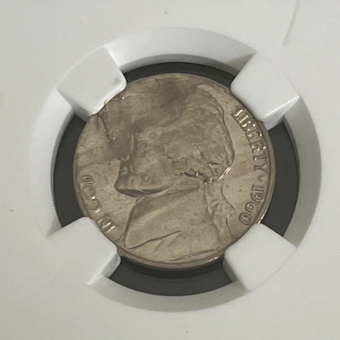 1960 5C ERROR ON DEFECTIVE PLANCHET NGC MS63 JEFFERSON NICKEL Cover