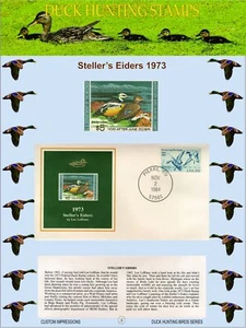 DUCK HUNTING STAMPS CANVAS WALL ART PAINTING PICTURES HANGING POSTERS HOME DECOR - Picture 1 of 1