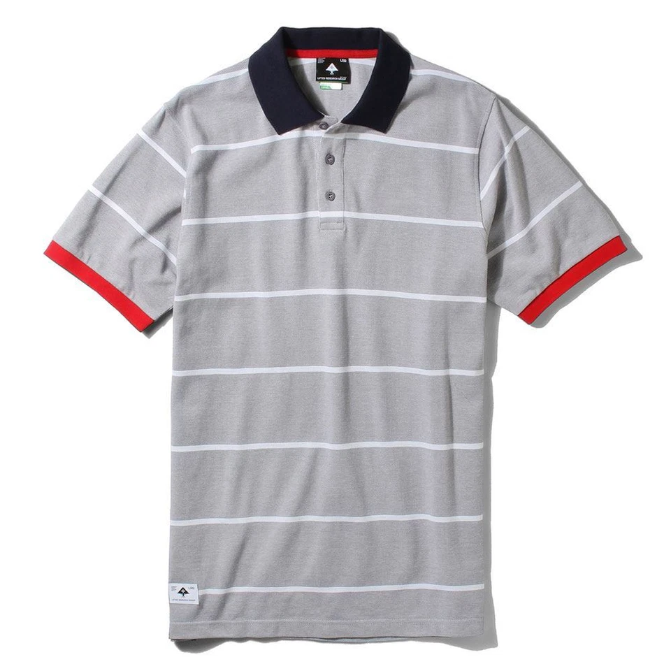 Lrg Core Collection Striped Polo Shirt Ash Heather - Image 1 of 1