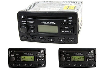 original Ford Autoradio 6000 CD RDS mit CODE Focus Mondeo Fiesta Transit Galaxy - Bild 1 von 4