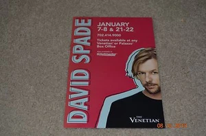 DAVID SPADE SHOW AD AT THE VENETIAN - Picture 1 of 1