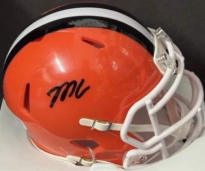 Mason Graham Signed Autographed Cleveland Browns Mini Helmet PSA/DNA COA - Image 1 of 2