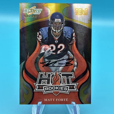 2008 Score Select Gold Zone - Rookie RC Auto Matt Forte #HR-21 (RC) 24/40 - Image 1 of 2