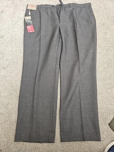 M&S grey Trousers With Stretch W44 L31 BNWT - Picture 1 of 5