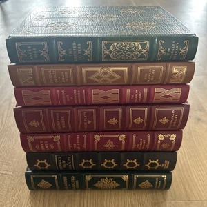 LOT of 7 Vtg Franklin Library Books   - Picture 1 of 22