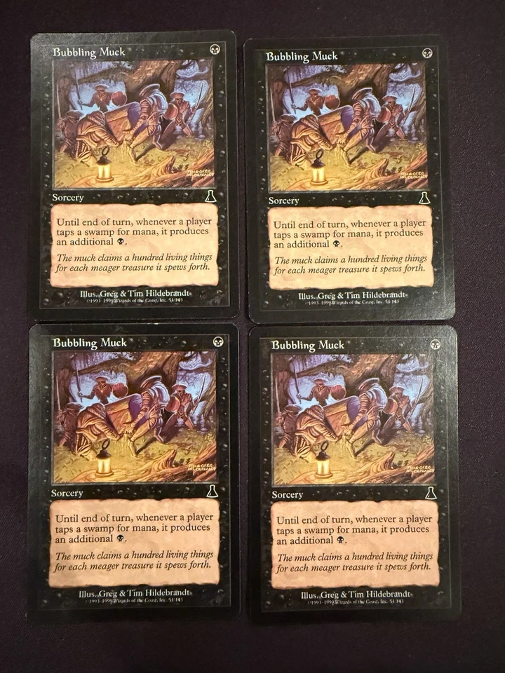 Magic The Gathering 4x Playset Bubbling Muck Urza's Destiny Regular - Image 1 of 1