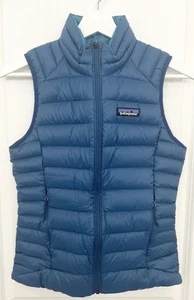 NEW Patagonia Down Sweater Vest Womens Size XXS Lagom Blue Full Zip NWT - Picture 1 of 10