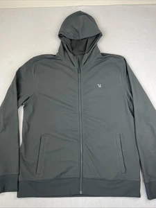 Sudadera con Capucha Vuori XL Jackson Elastizada Entrenamiento Con Capucha Cremallera Completa Gris - Imagen 1 de 6