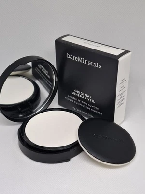 BareMinerals Original Mineral Veil Pressed Setting Powder TRANSLUCENT 9g BNIB x1 - Image 1 of 4