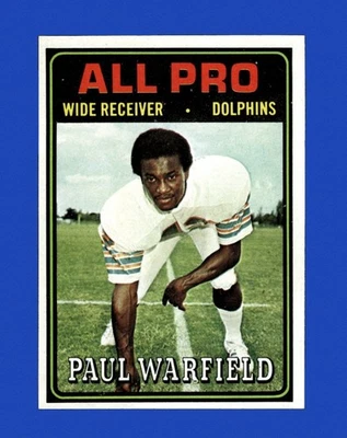 1974 Topps Set-Break #128 Paul Warfield Ap NM-MT OR BETTER *GMCARDS* - Image 1 of 2