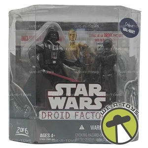 Star Wars Droid Factory K-3PX & Darth Vader Action Figures 2008Hasbro C-001C New - Picture 1 of 7