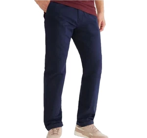 Aero Hose Herren 31 x 30 dunkelblau schmal gerade Stretch Chino klassisch Büro - Bild 1 von 13
