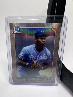 Bowman Draft 2016 - Chrome Draft History Refractor Bo Jackson #MLBD-BJ Foto 1 de 2