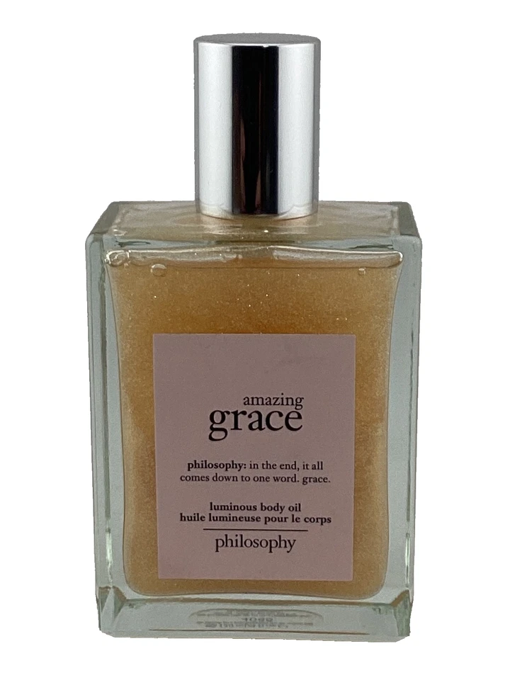 FILOSOFIA - Amazing Grace - Óleo Corporal Luminoso Perfumado 4 oz - Brilhante! Novo na caixa - Imagem 1 de 2